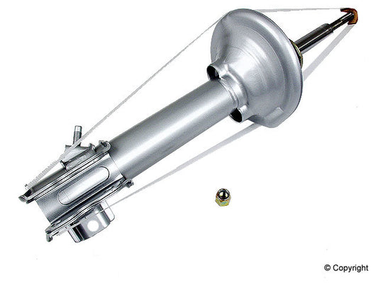 Top View of Rear Left Suspension Strut KYB 334136