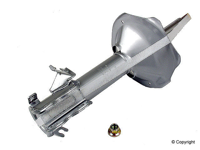 Top View of Front Left Suspension Strut KYB 334151