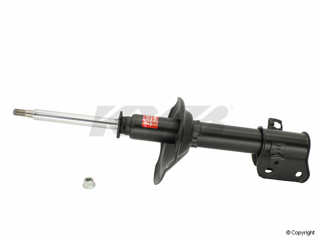 Top View of Front Right Suspension Strut KYB 334189