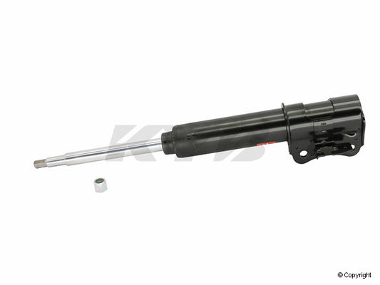 Top View of Front Right Suspension Strut KYB 334195