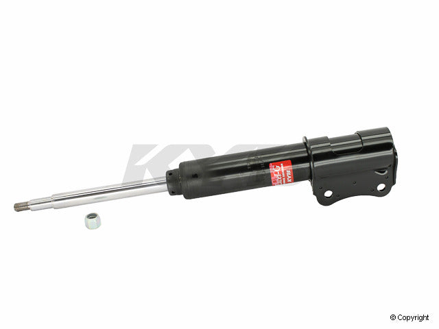 Top View of Front Left Suspension Strut KYB 334196