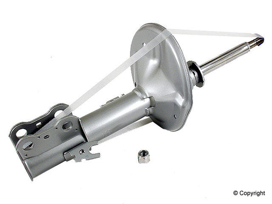 Top View of Front Right Suspension Strut KYB 334245