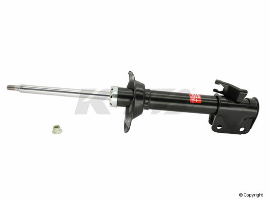 Top View of Rear Right Suspension Strut KYB 334302