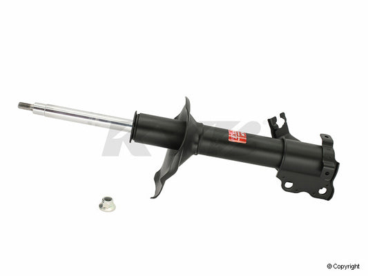 Top View of Front Left Suspension Strut KYB 334322