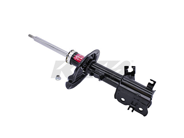 Top View of Front Left Suspension Strut KYB 334337