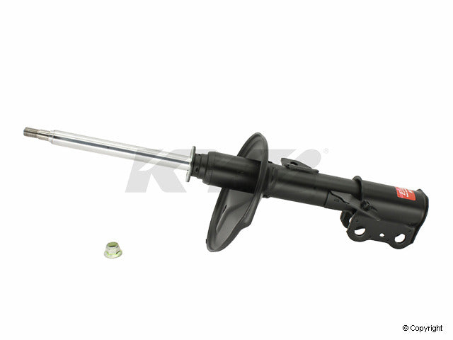 Top View of Front Right Suspension Strut KYB 334338