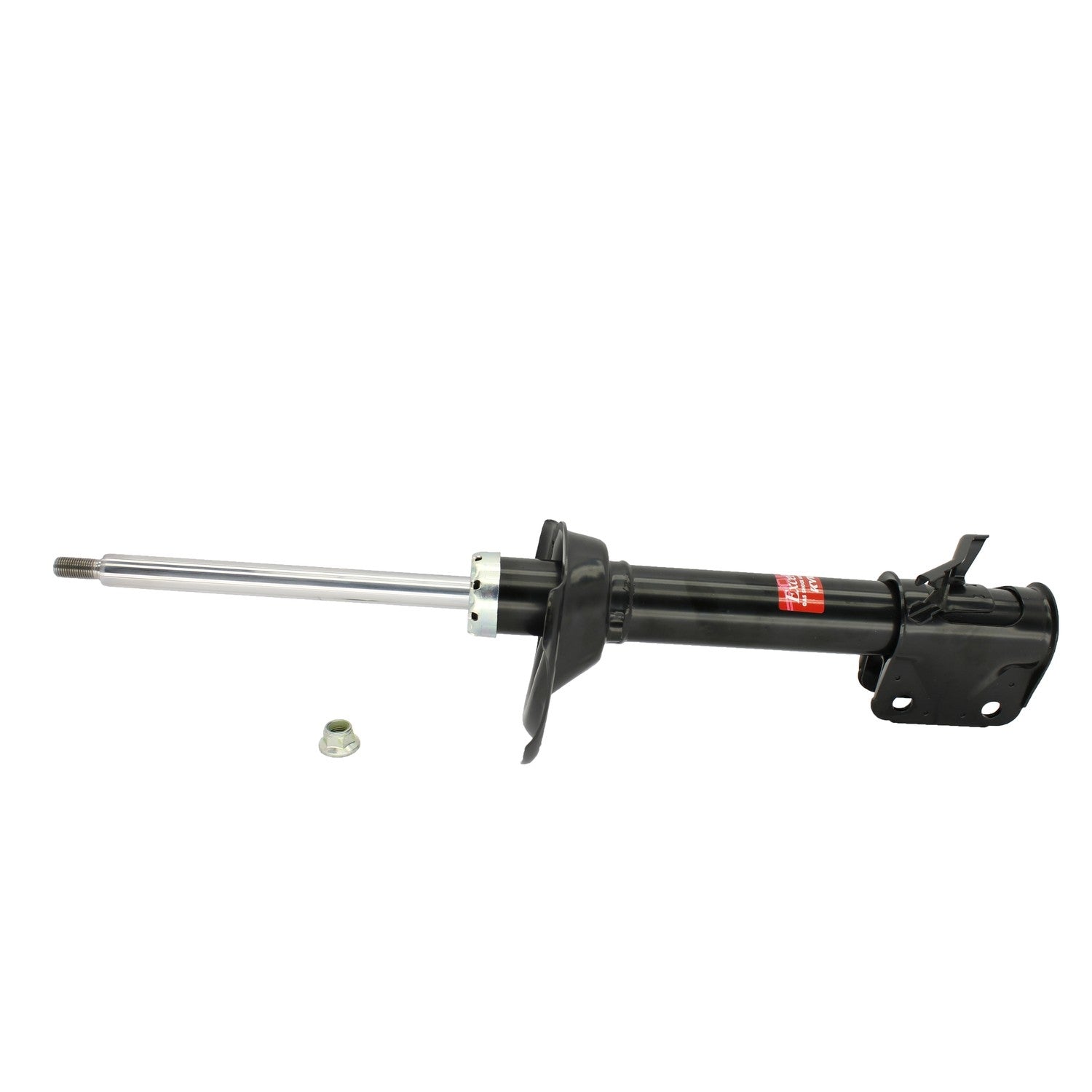 Front View of Rear Left Suspension Strut KYB 334357