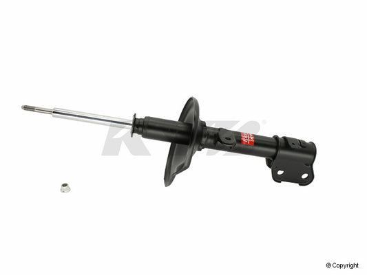 Top View of Front Left Suspension Strut KYB 334365