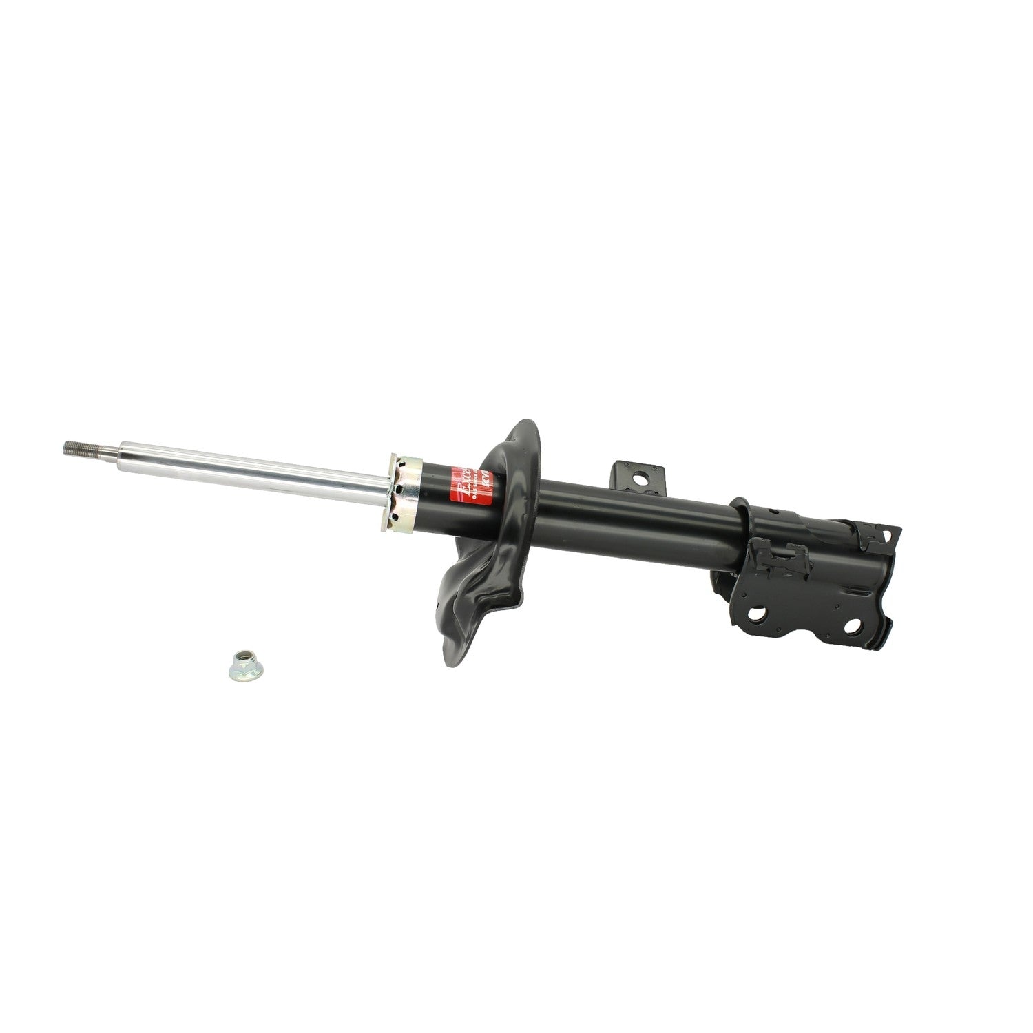 Front View of Front Right Suspension Strut KYB 334380