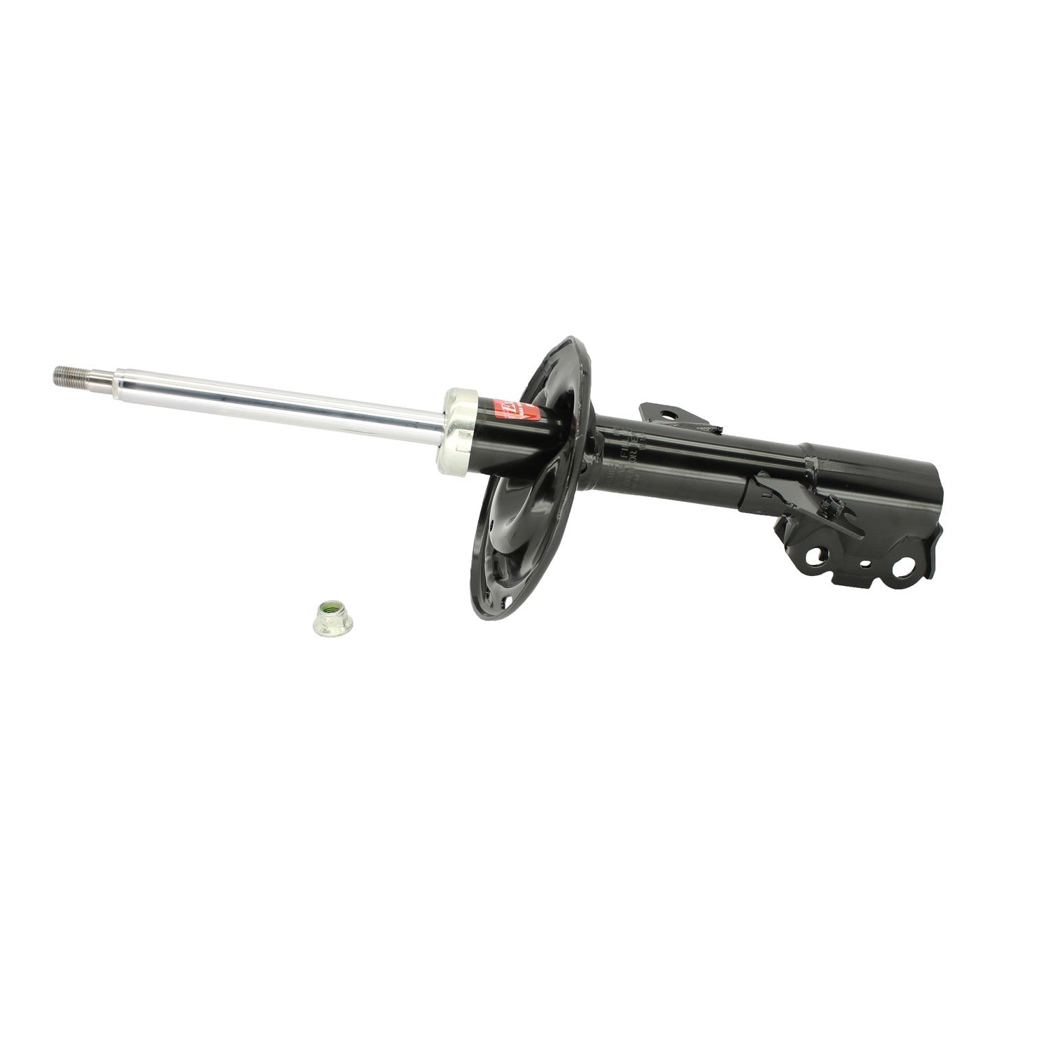 Front View of Front Right Suspension Strut KYB 334386