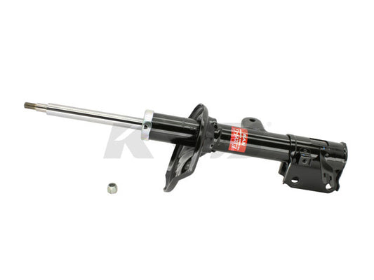 Top View of Front Right Suspension Strut KYB 334502