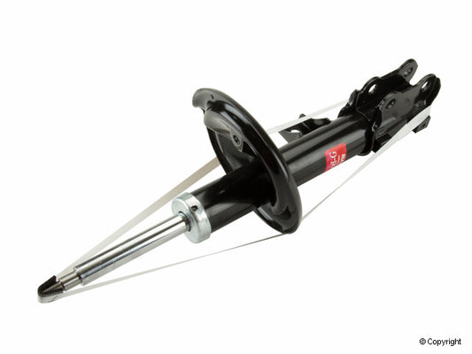 Top View of Front Left Suspension Strut KYB 334509