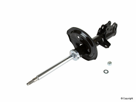 Top View of Front Right Suspension Strut KYB 338022