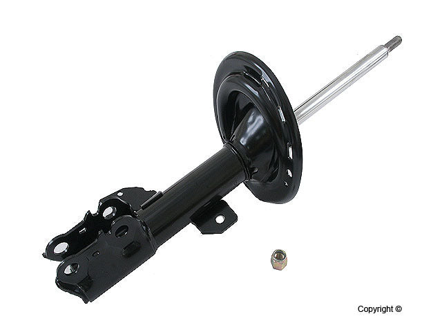 Top View of Front Left Suspension Strut KYB 339024