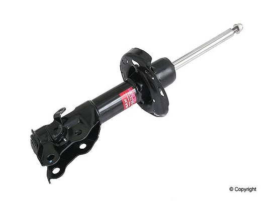 Top View of Front Right Suspension Strut KYB 339035