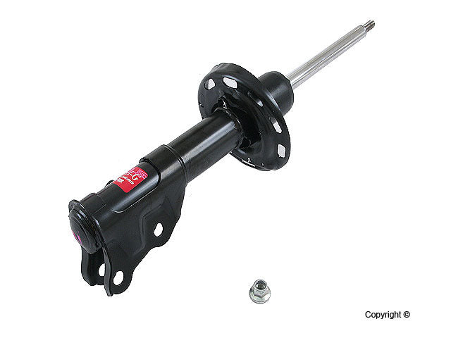 Top View of Front Left Suspension Strut KYB 339036