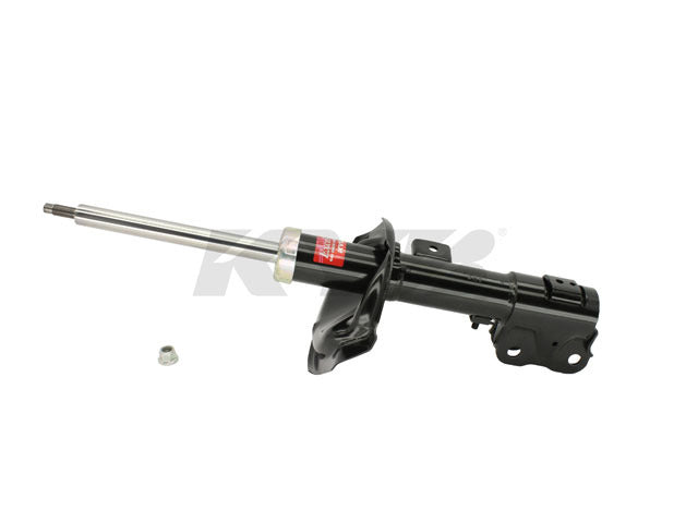 Top View of Front Right Suspension Strut KYB 339104