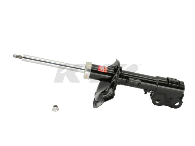 Top View of Front Left Suspension Strut KYB 339105