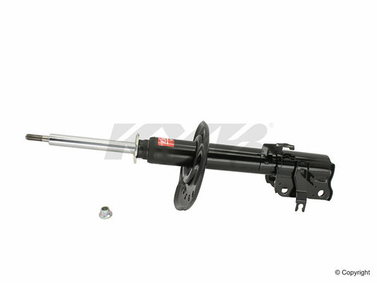 Top View of Front Right Suspension Strut KYB 339196