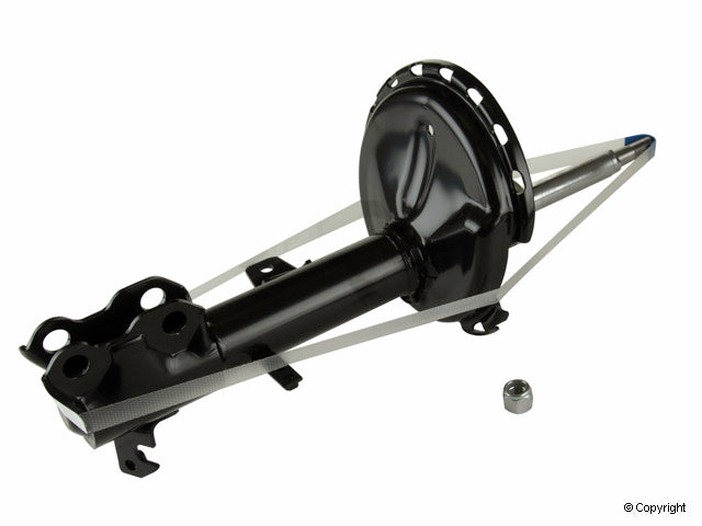 Top View of Rear Right Suspension Strut KYB 339244