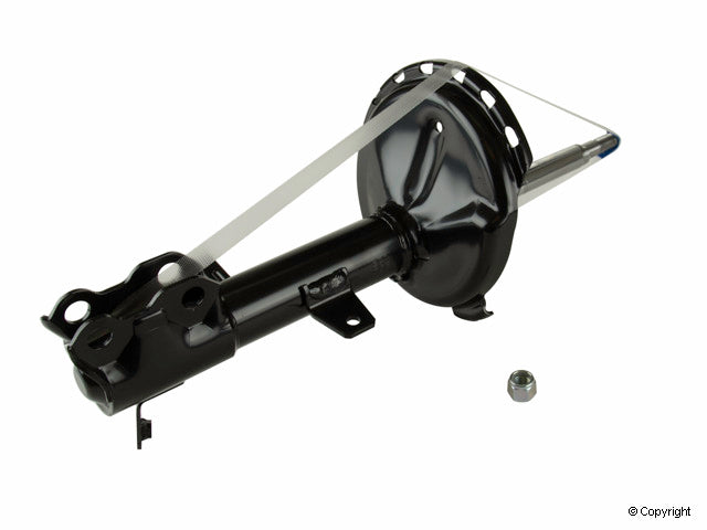 Top View of Rear Left Suspension Strut KYB 339245