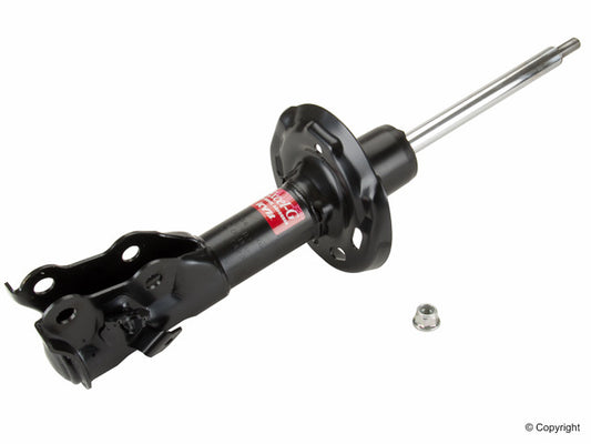 Top View of Front Left Suspension Strut KYB 339256