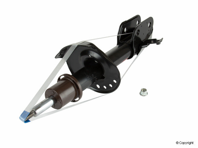 Top View of Front Left Suspension Strut KYB 339264