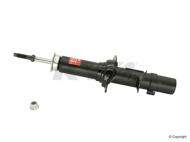 Top View of Front Right Suspension Strut KYB 340010