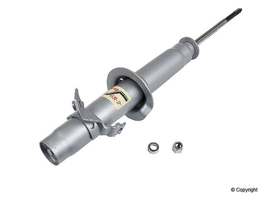 Top View of Front Left Suspension Strut KYB 341118