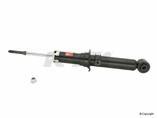 Top View of Front Left Suspension Strut KYB 341365