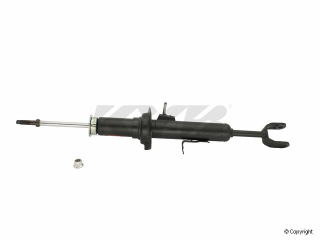 Top View of Front Right Suspension Strut KYB 341366