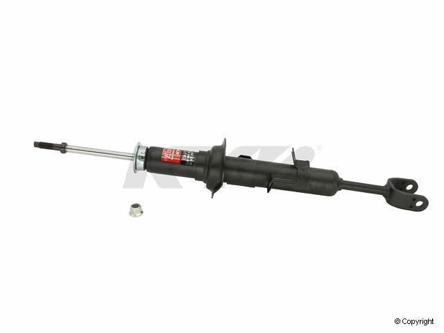 Top View of Front Left Suspension Strut KYB 341367