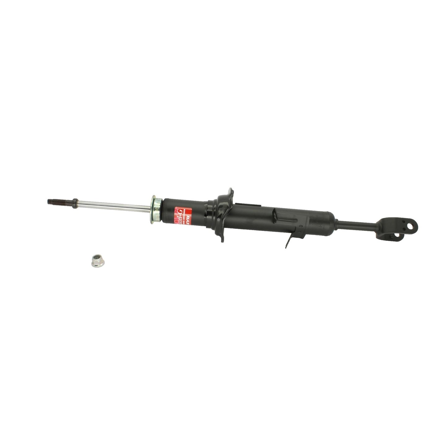 Front View of Front Right Suspension Strut KYB 341377