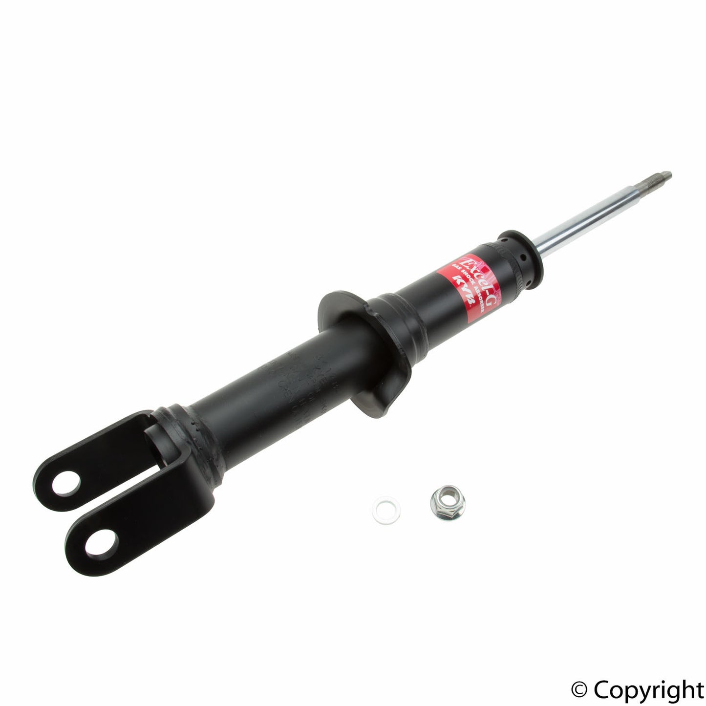 Top View of Front Suspension Strut KYB 341484