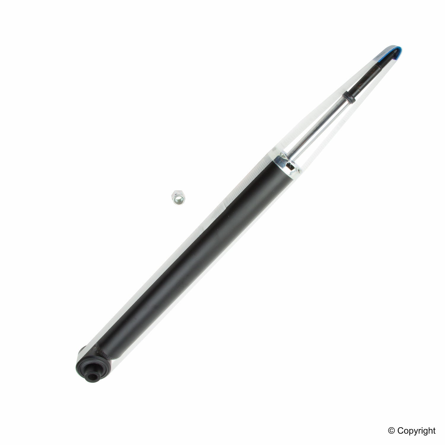 Top View of Rear Shock Absorber KYB 348002