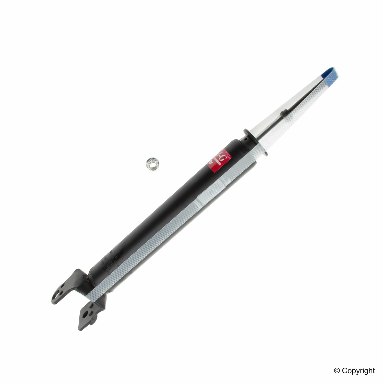 Top View of Rear Shock Absorber KYB 349047