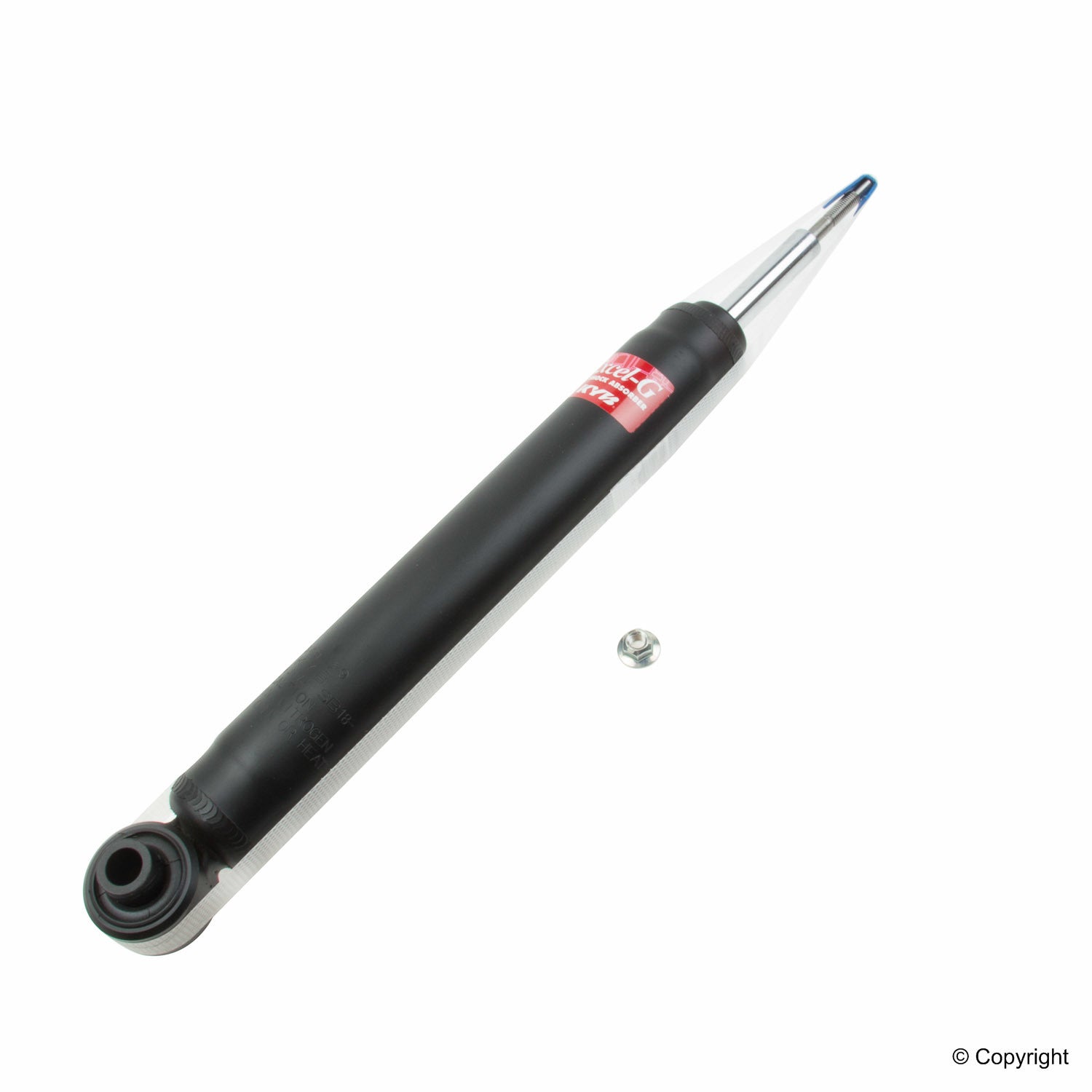 Top View of Rear Shock Absorber KYB 349129