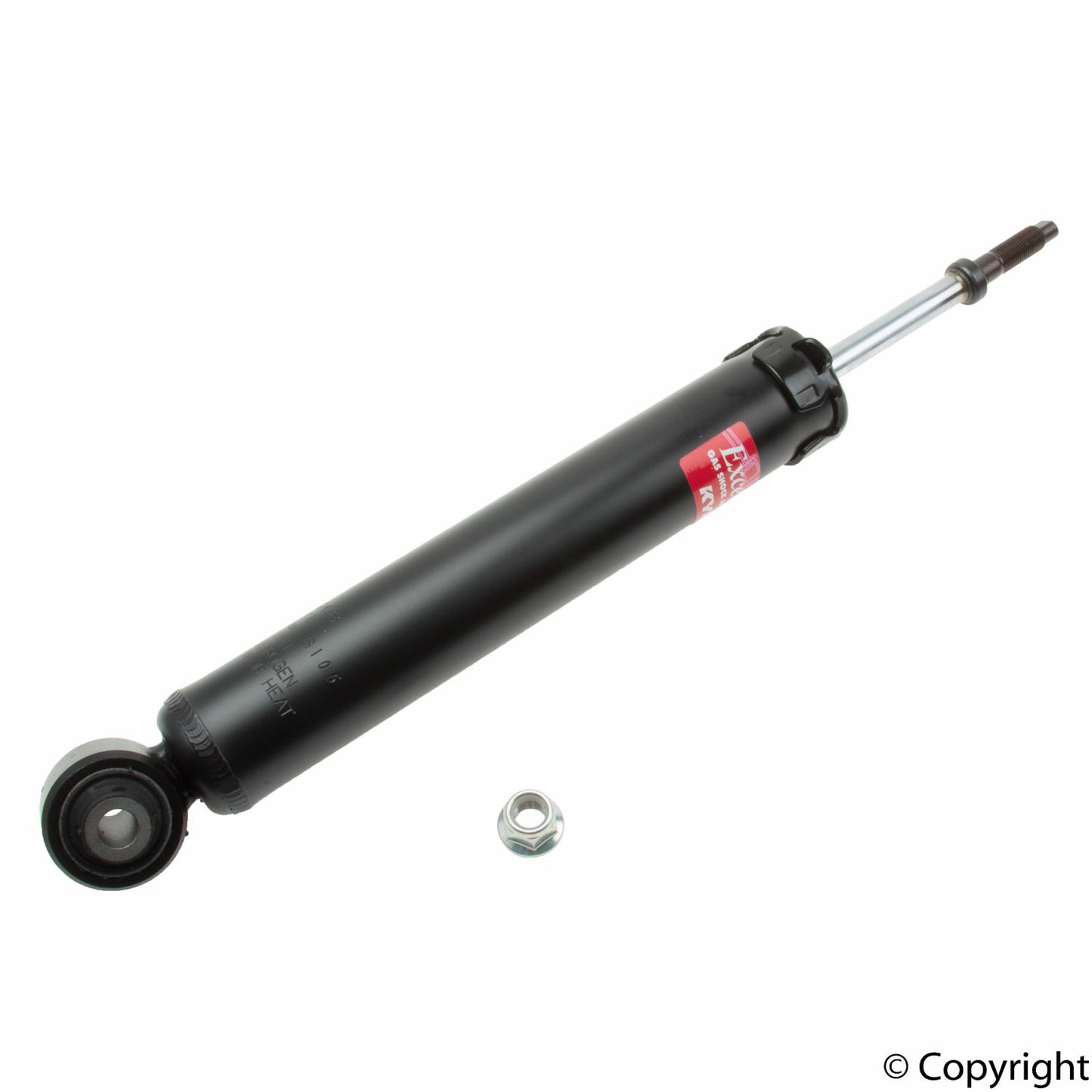 Top View of Rear Shock Absorber KYB 349208