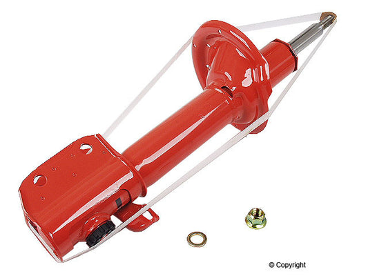 Top View of Rear Right Suspension Strut KYB 733010