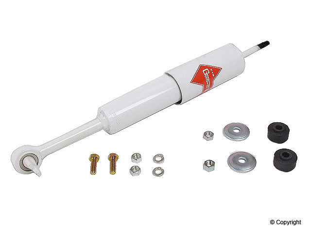 Top View of Front Left Suspension Strut KYB 734007