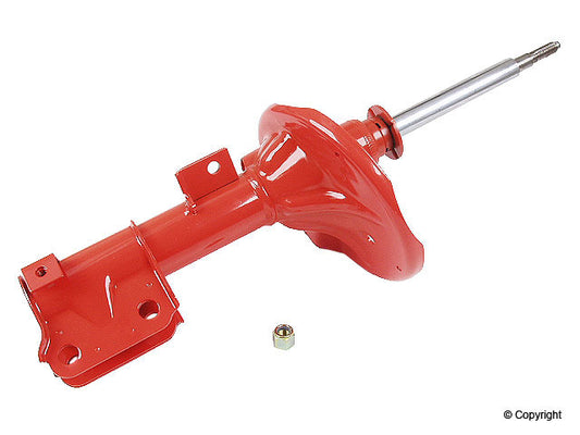 Top View of Front Right Suspension Strut KYB 734019