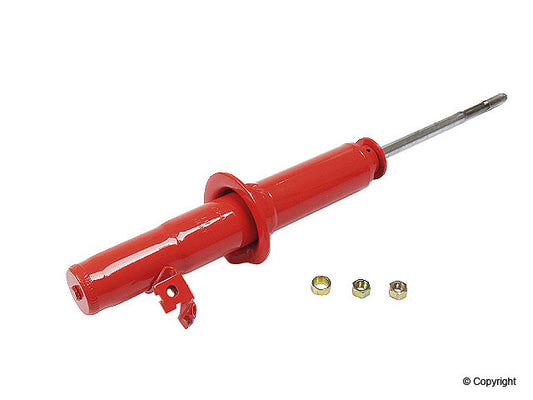 Top View of Front Right Suspension Strut KYB 741005