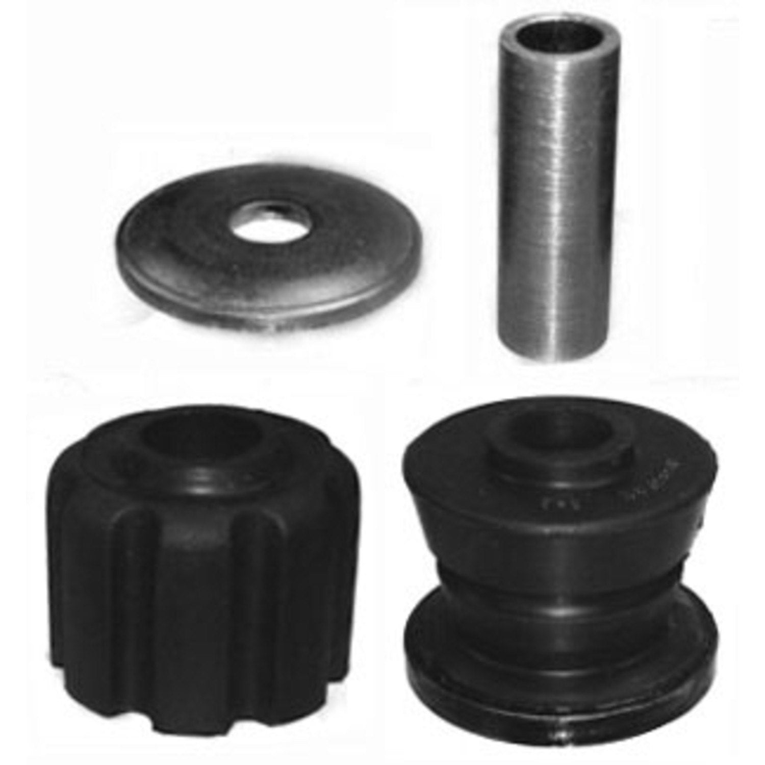 Front View of Rear Upper Suspension Shock Mounting Kit KYB SM5482