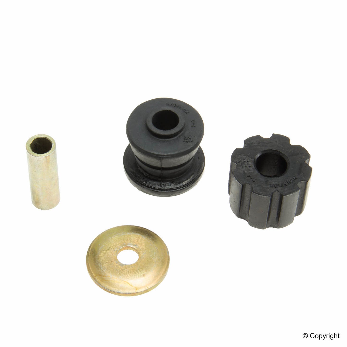 Top View of Rear Upper Suspension Shock Mounting Kit KYB SM5482