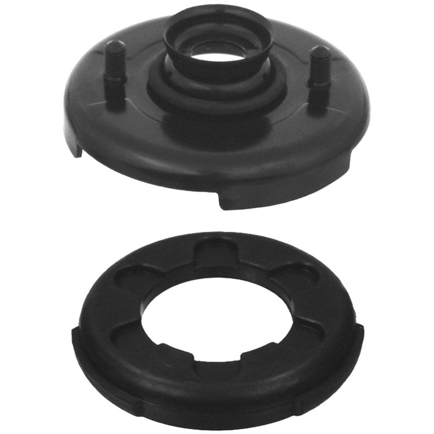 Front View of Rear Upper Suspension Strut Mount Bracket KYB SM5585