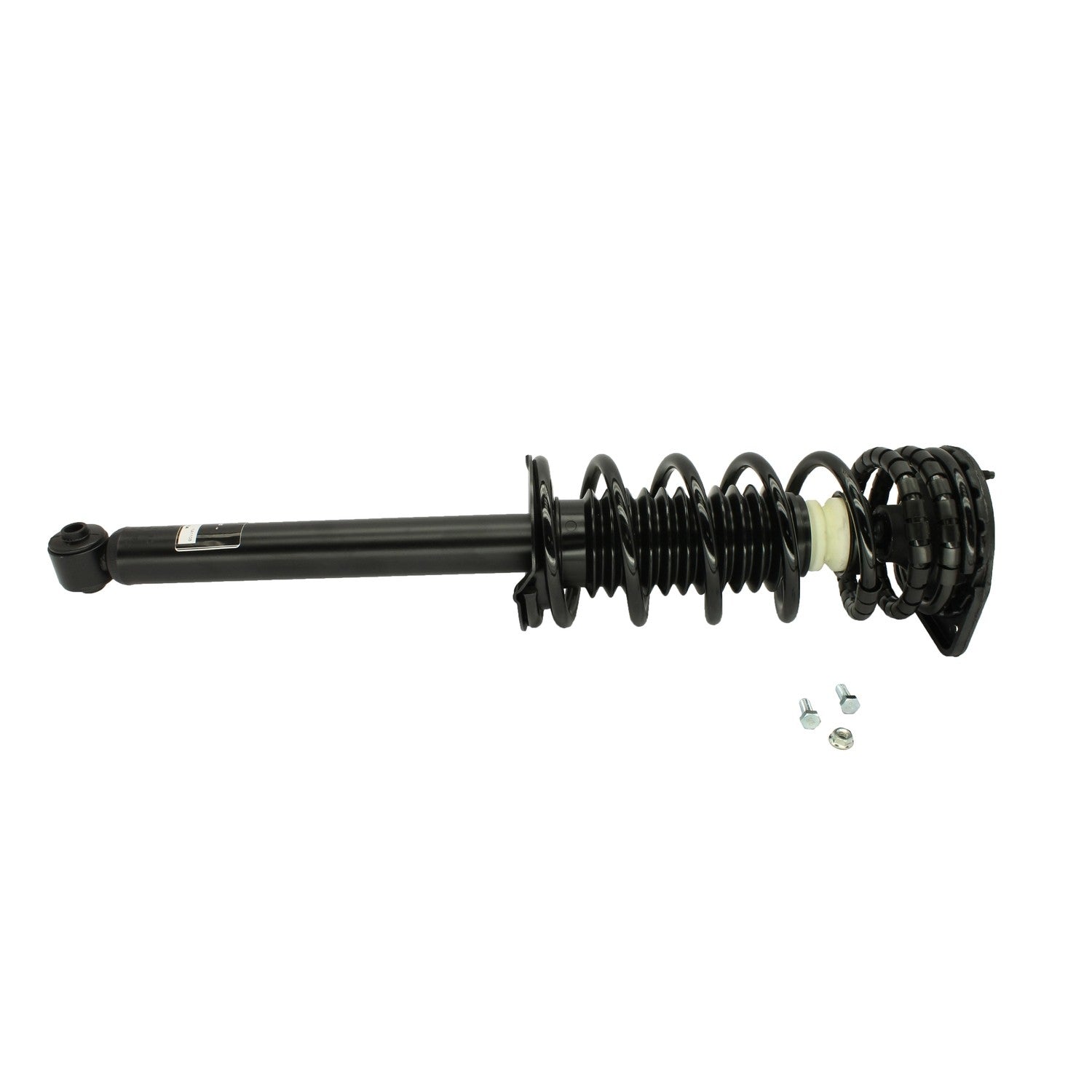 Angle View of Rear Suspension Strut and Coil Spring Assembly KYB SR4025