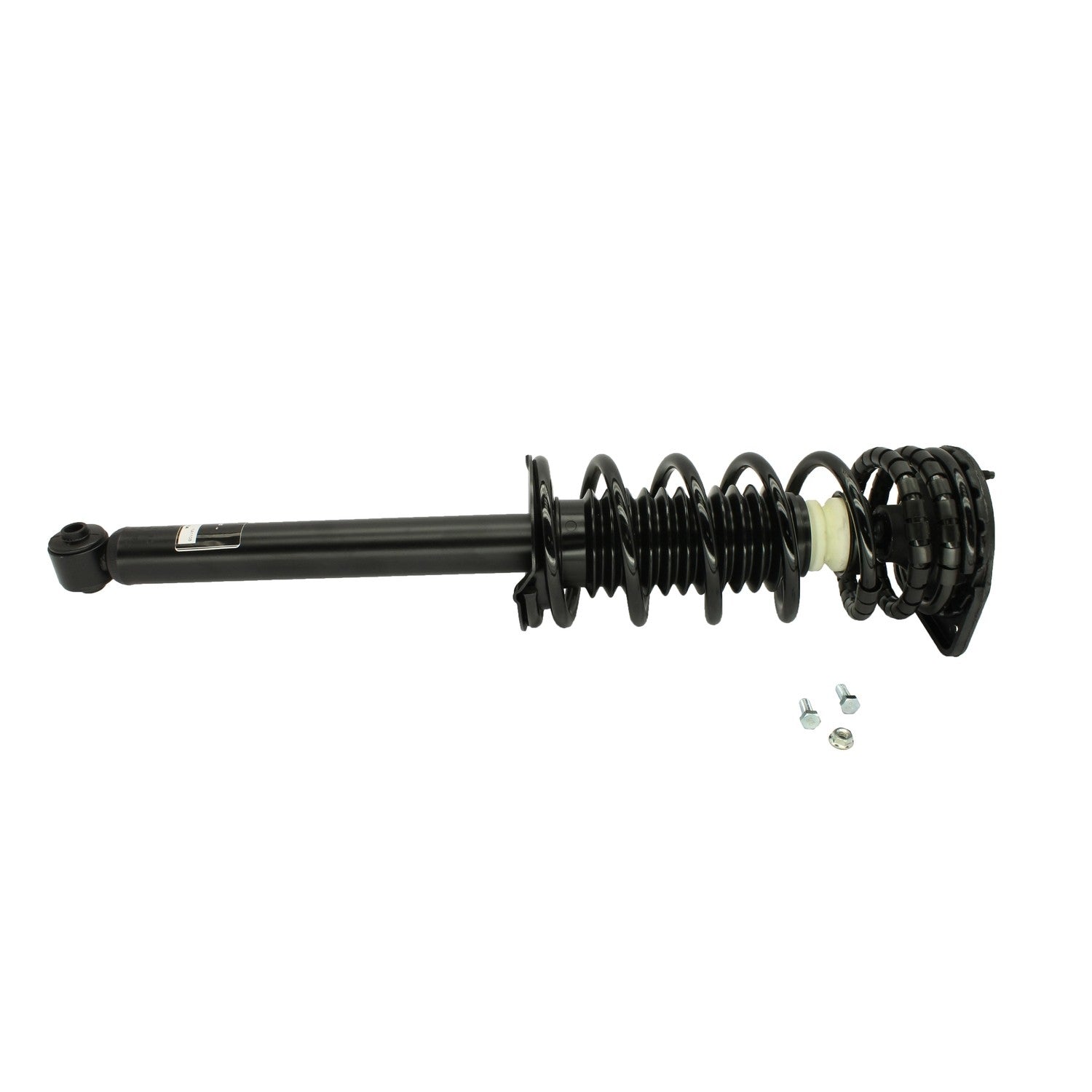 Left View of Rear Suspension Strut and Coil Spring Assembly KYB SR4025