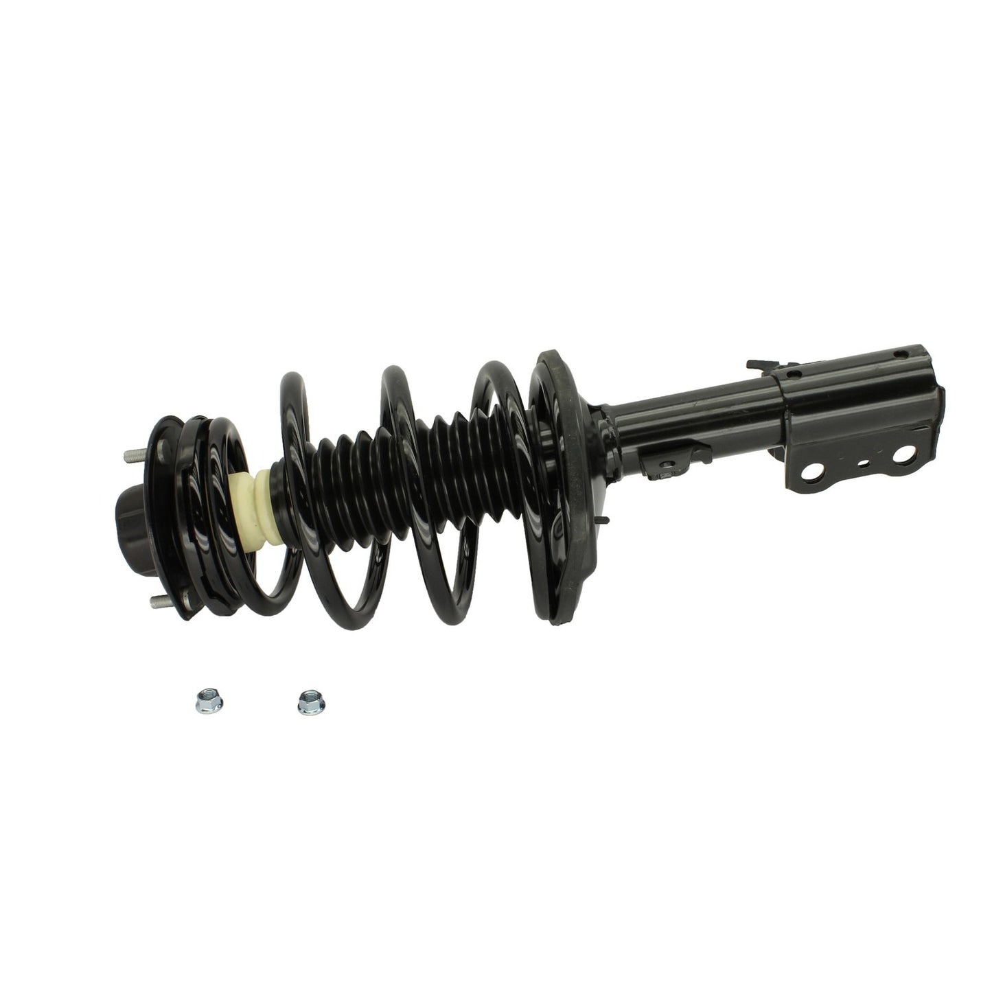 Front View of Front Left Suspension Strut and Coil Spring Assembly KYB SR4030