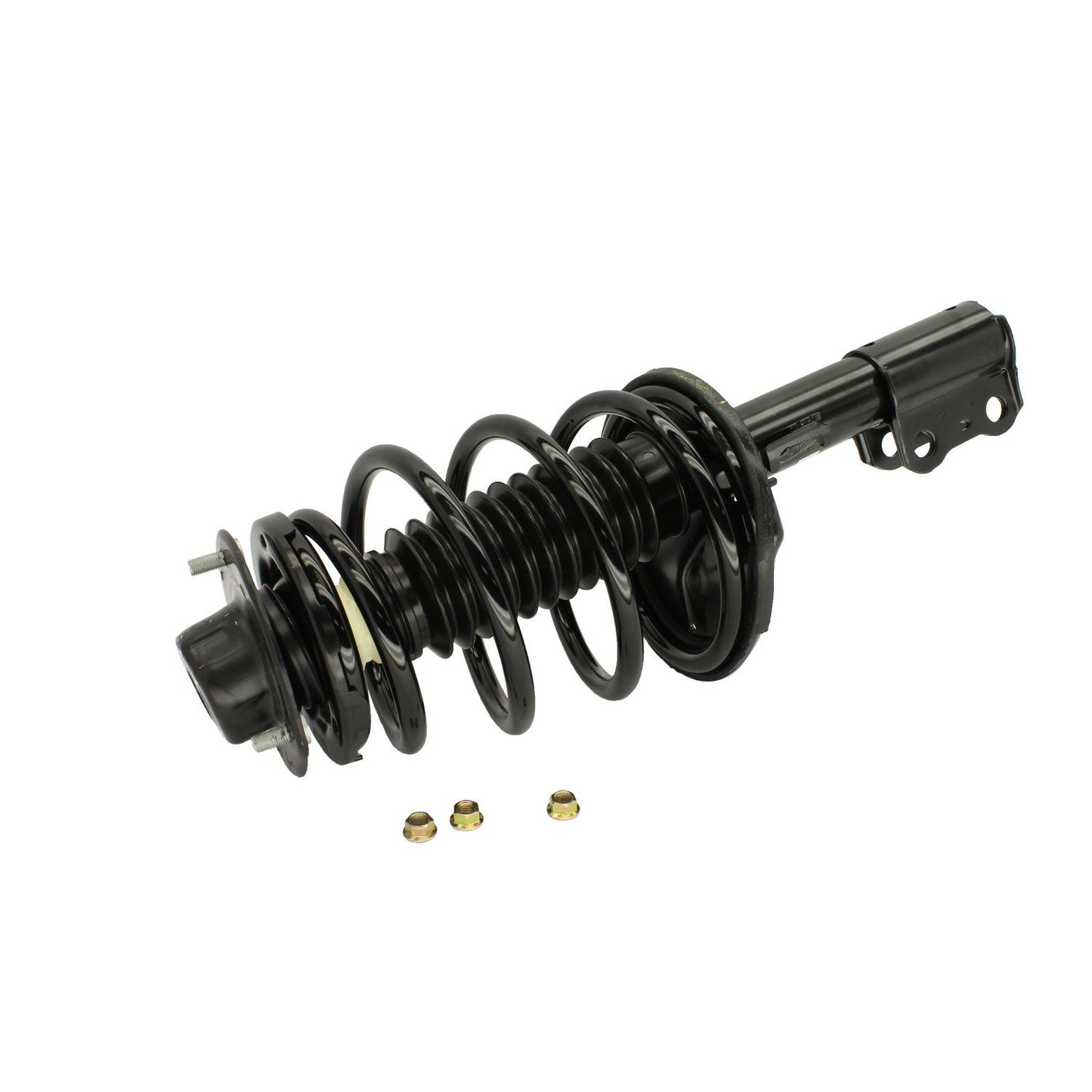 Angle View of Front Left Suspension Strut and Coil Spring Assembly KYB SR4032