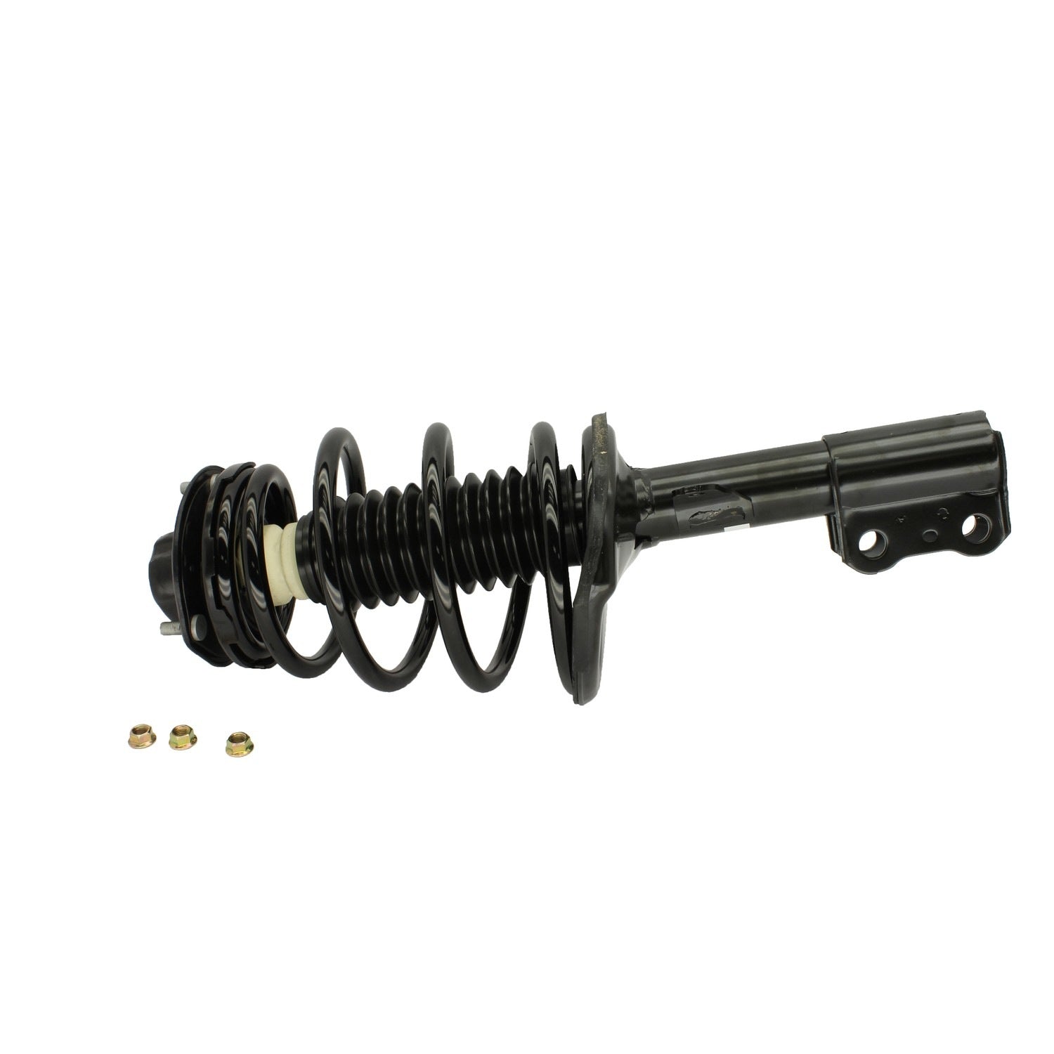 Front View of Front Left Suspension Strut and Coil Spring Assembly KYB SR4032